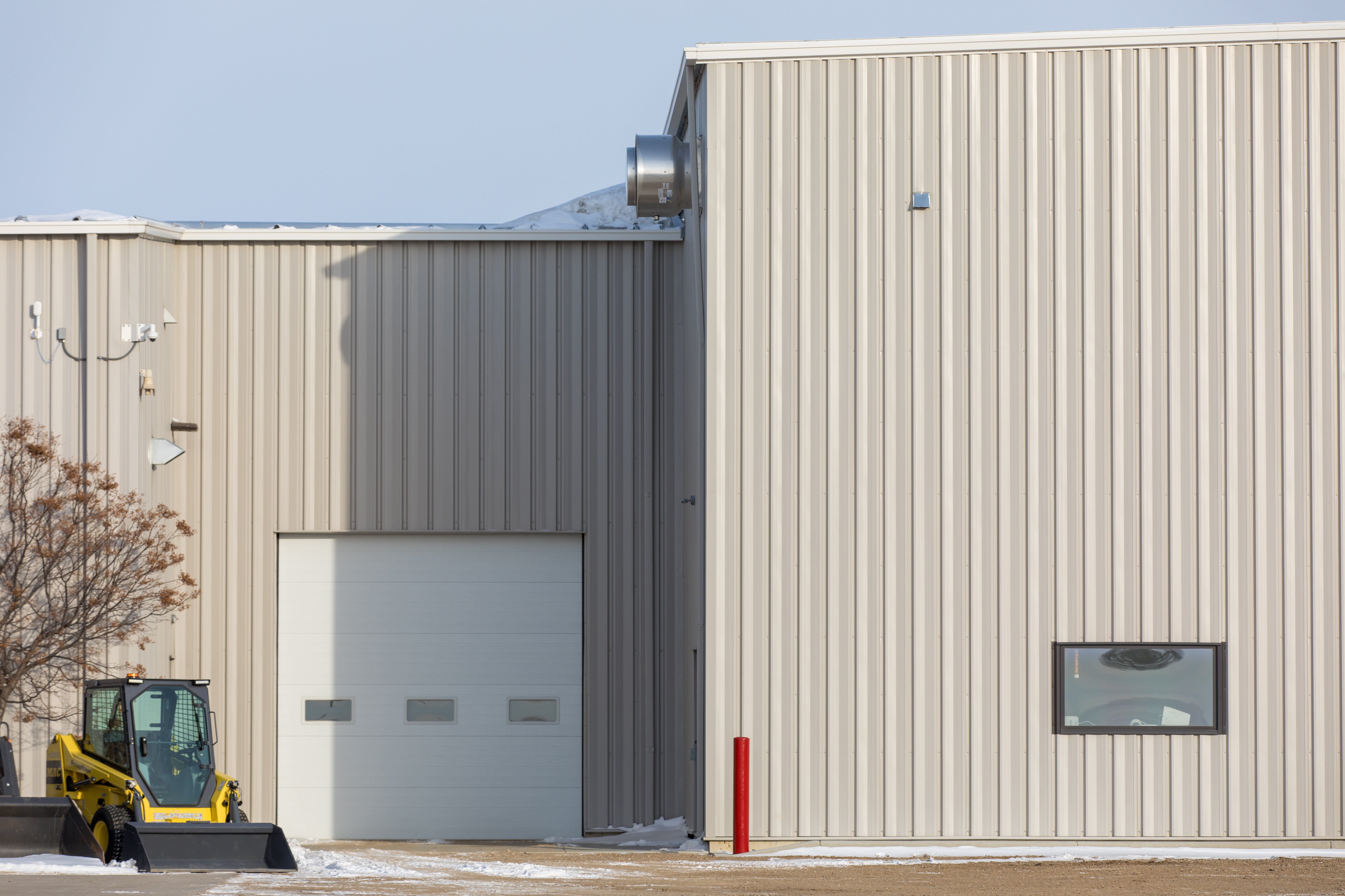 Metal Building and Garage Door